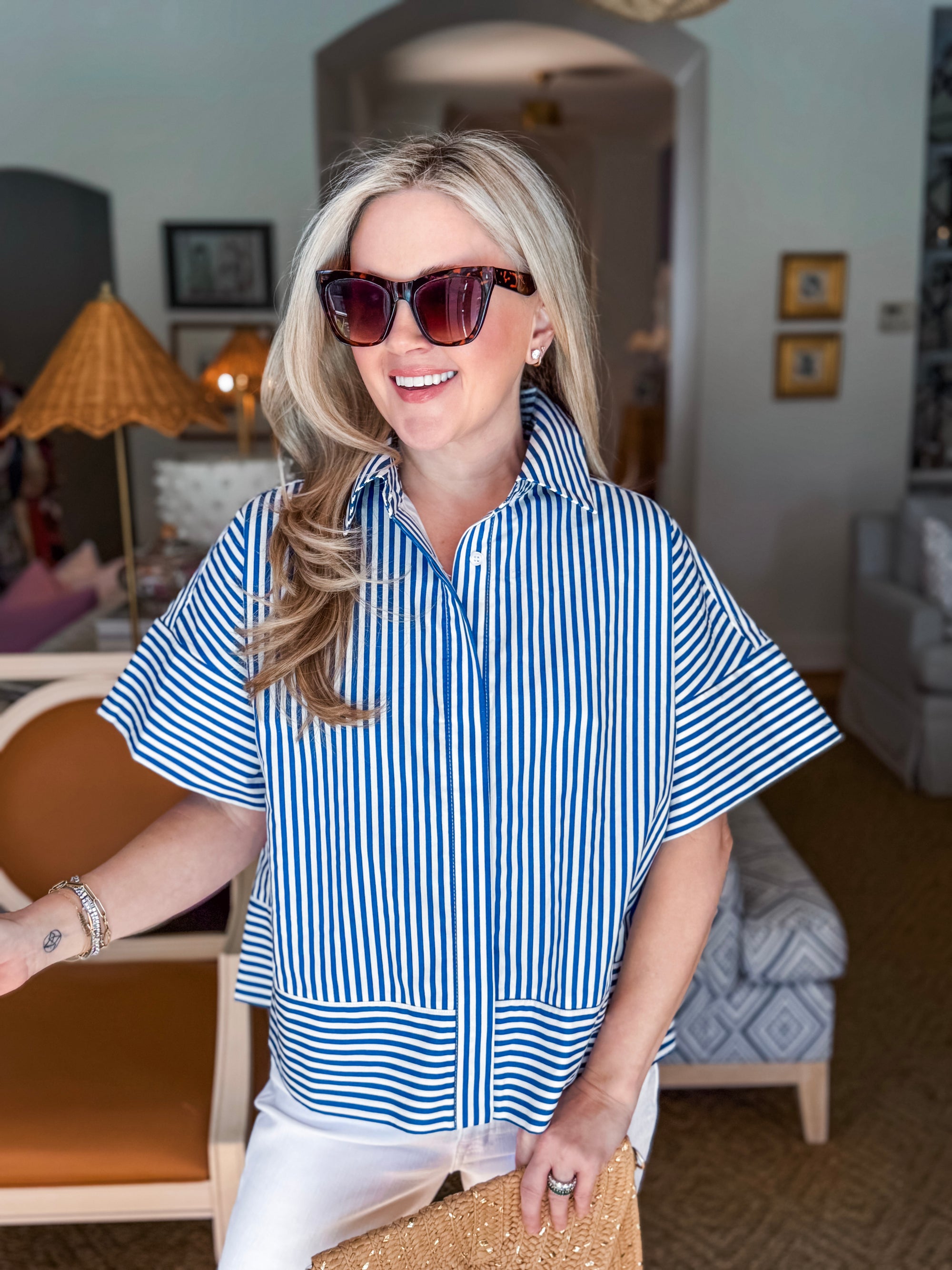 Portside Button Down Top