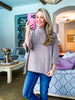 Sweet and Soft Pull Over Sweater-Mocha