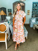 Lovely Garden Floral Midi Dress