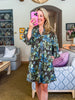 Garden Glory Botanical Mini Dress