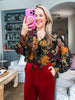Twilight Bloom Floral Top