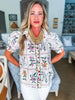 Delicate Dreams Floral Top-Ecru