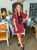 The Present Plaid Dress- Red