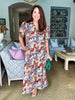 Courtyard Brunch Floral Midi Dress