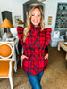 Alpine Chic Plaid Vest