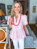 Pure Perfection Puff Sleeve Top-Baby Pink