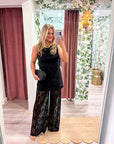 Island Chic Lace Pants Set