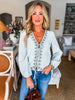 Blossom Sage Embroidered Top