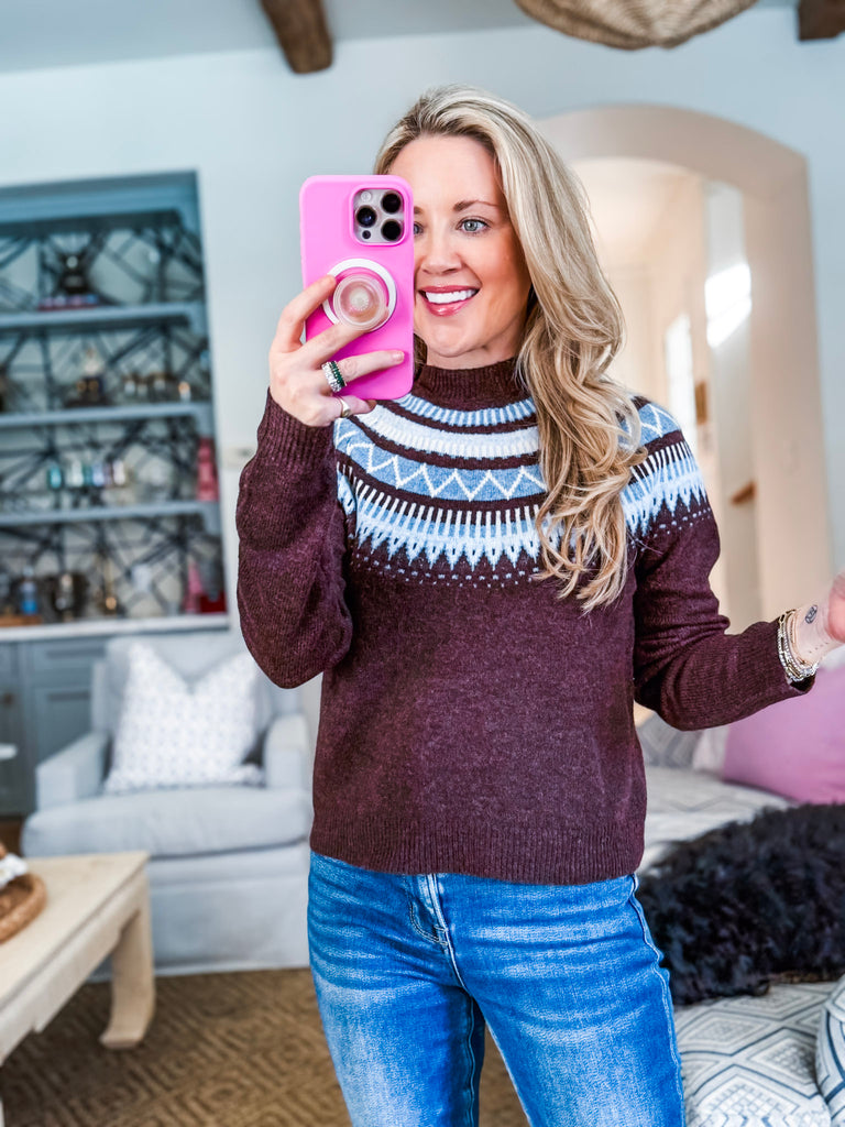 Snow Blast Patterned Sweater