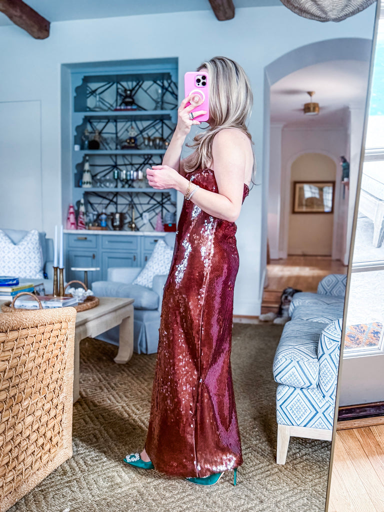 Magic Moment Sequin Maxi Dress