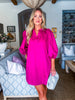 Change of Season Dress-Magenta