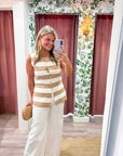 Harbor Morning Striped Top