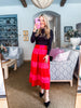 Lolli Striped Midi Skirt