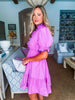 Joyful Smiles Dress-Pink Mauve