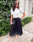 Lady Luck Embroidered Skirt