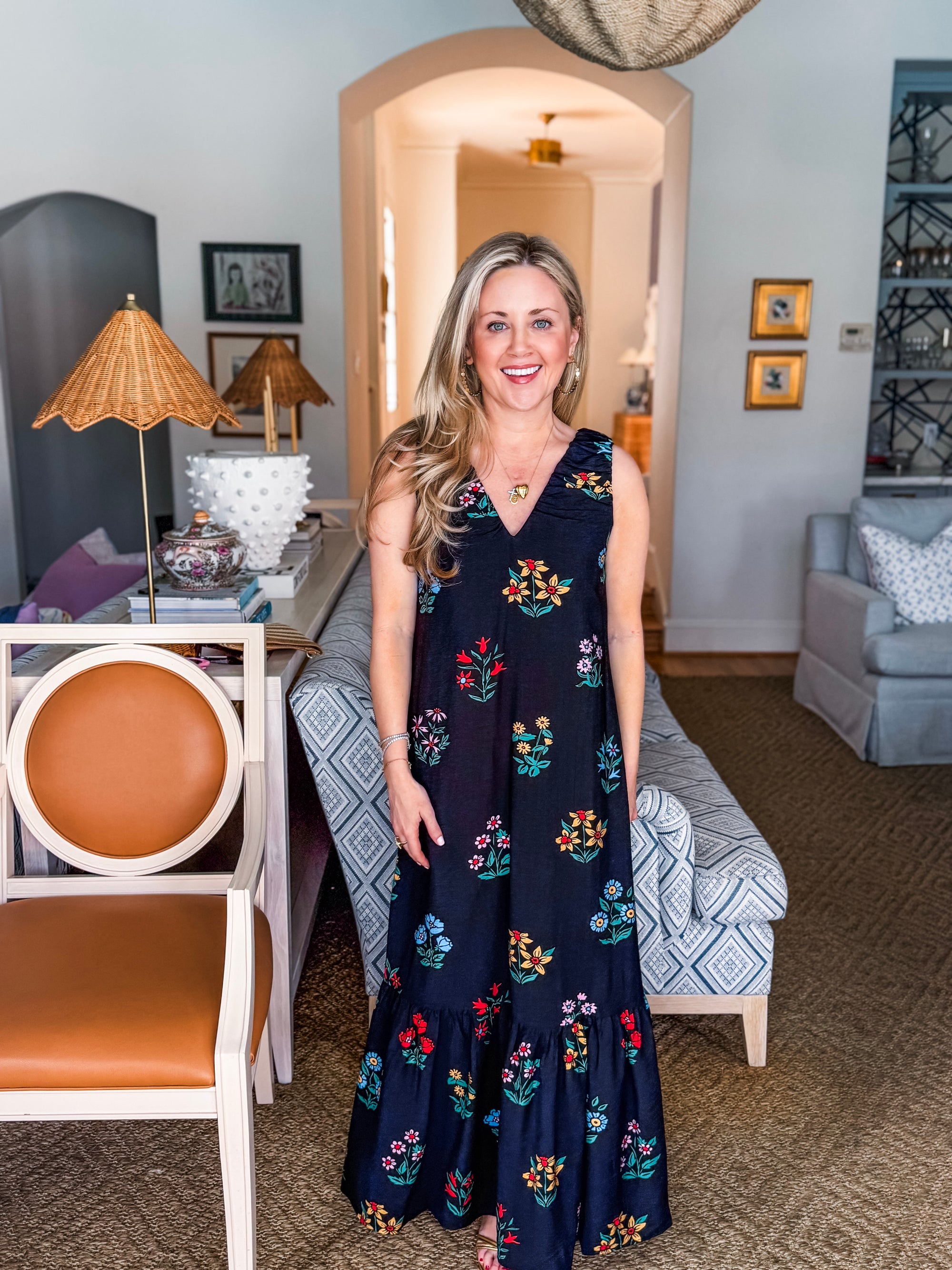 Lovers Lane Floral Maxi Dress