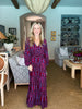 Art Opening Abstract Maxi Dress