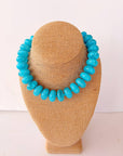 Rory Beaded Necklace-Turquoise