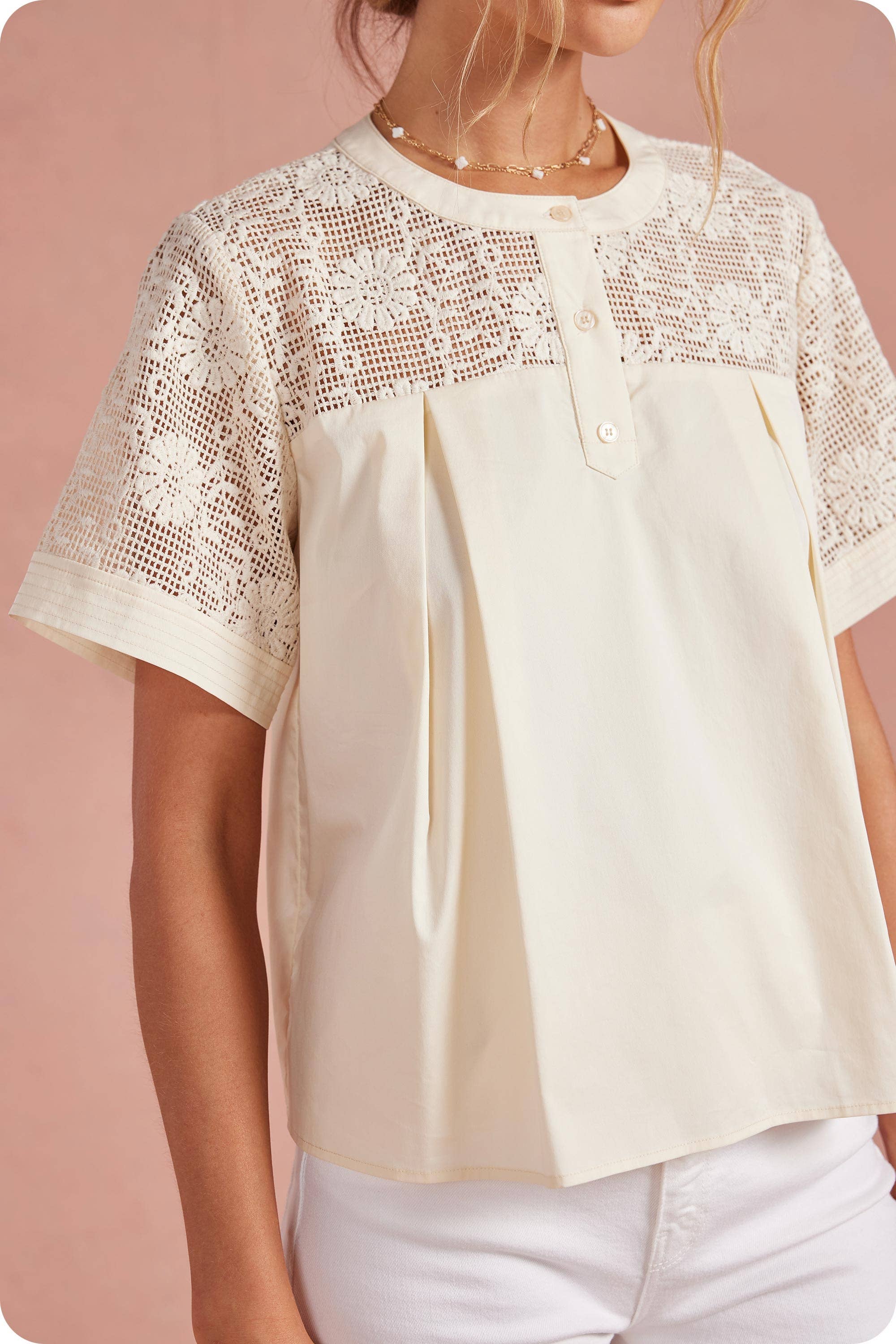 Soft Serenity Top-Cream