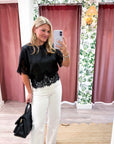 Soft Romance Satin Top