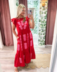 Barely Blossom Midi Dress