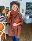 Ready and Chic Shawl Collar Coat-Camel