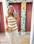Harbor Morning Striped Top