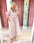 Charlotte Ruffle Maxi Dress