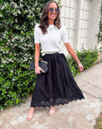Lady Luck Embroidered Skirt