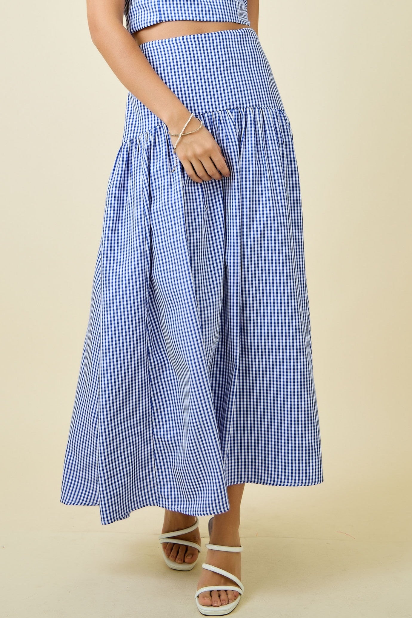 Picnic in Central Park Midi Skirt