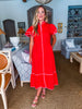 Davie Button Down Midi Dress