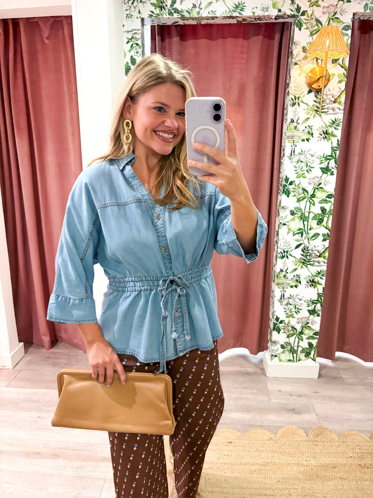 Wild West Denim Top