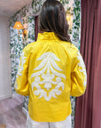 Blush Peony Top-Yellow
