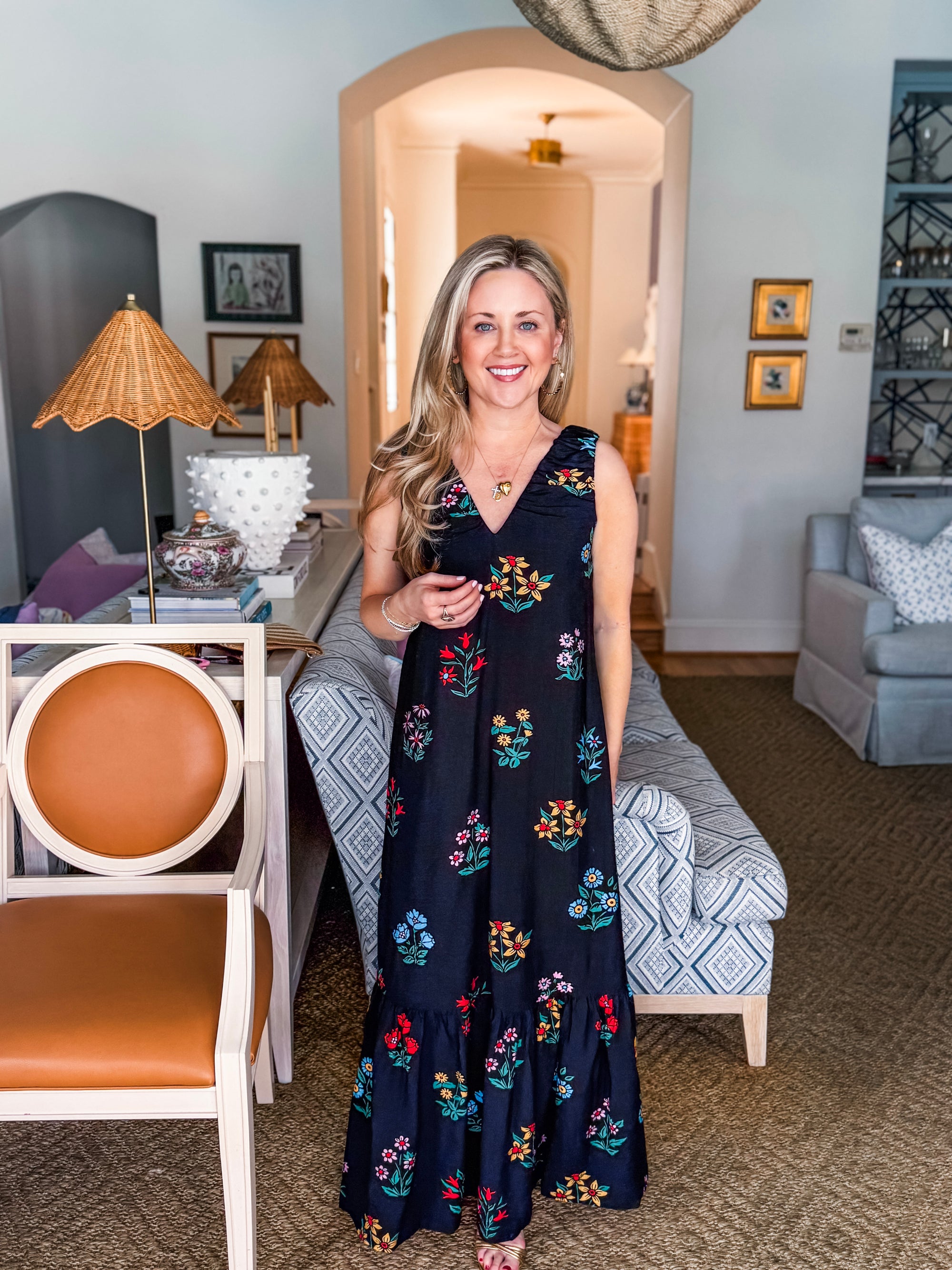 Lovers Lane Floral Maxi Dress