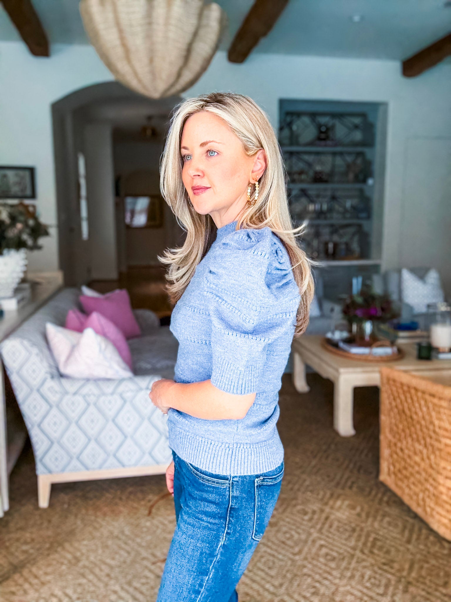 Lovely Moment Knit Sweater Top