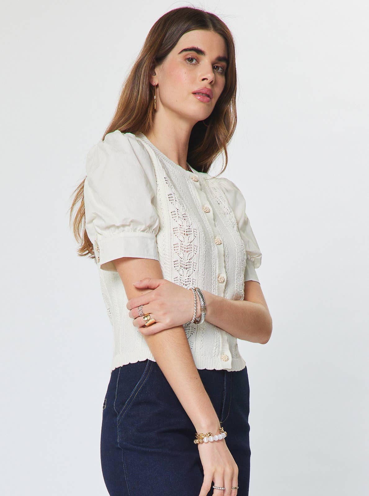 Cozy Lane Puff Sleeve Top