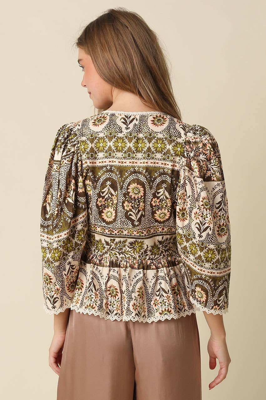 Jaynie Peplum Top