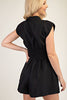 Darling Gaze Romper-Black