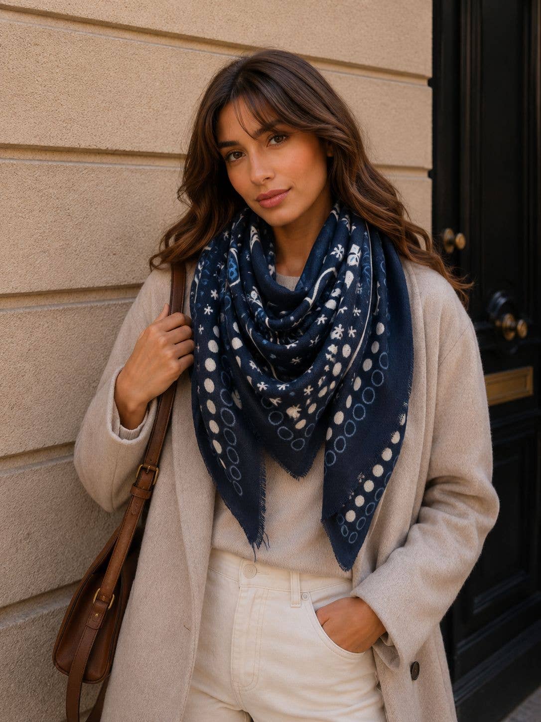 PREORDER: Darling Bandana Scarf-Jean Blue