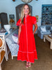 Davie Button Down Midi Dress