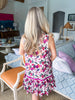 Chasing Hearts Floral Dress-Plum