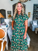 Autumn Day Date Midi Dress