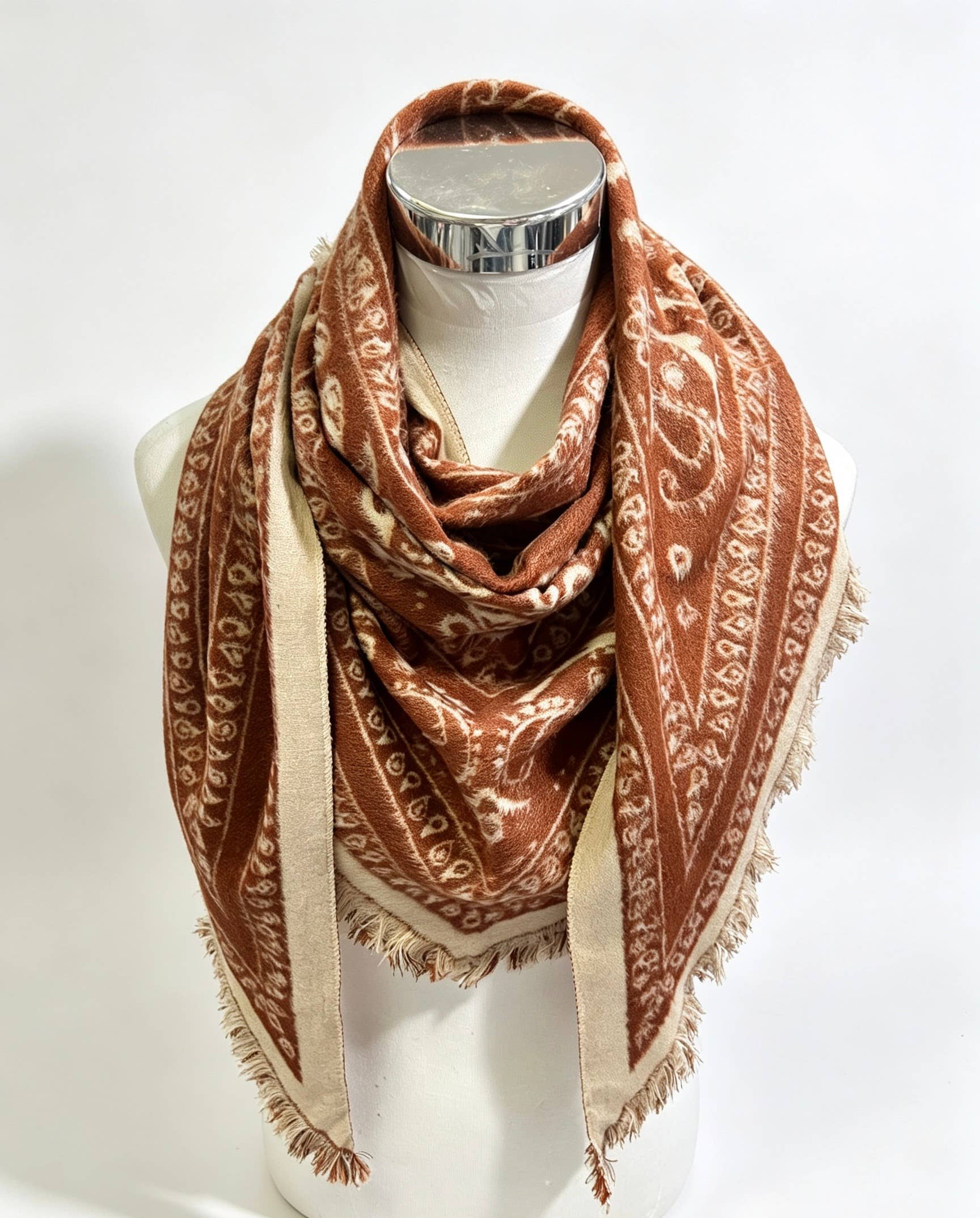 PREORDER: Soft Country Bandana Scarf-Rust Brick