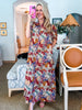 Courtyard Brunch Floral Midi Dress
