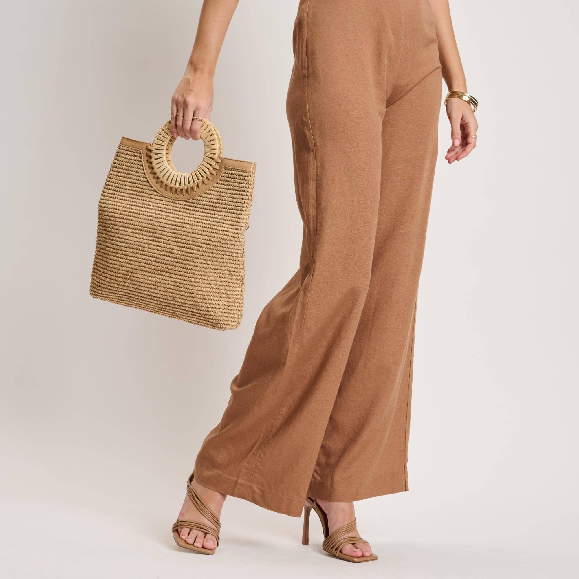 Tessa Clutch-Natural