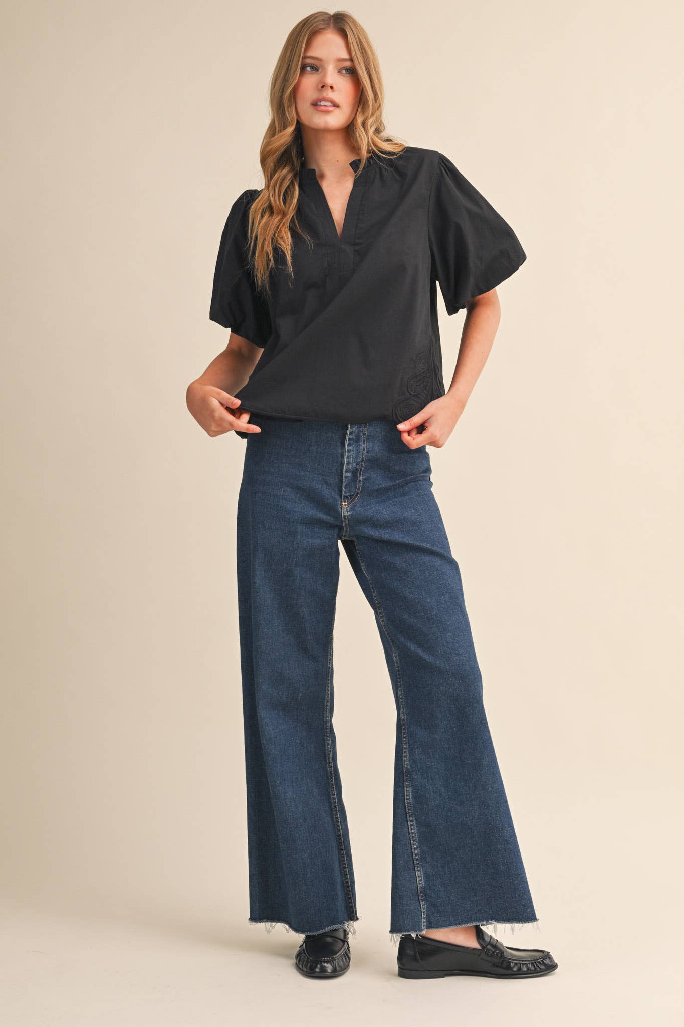 Floral Moment Embroidered Top