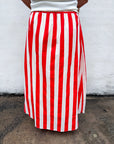 Summer Adventure Maxi Skirt-Red