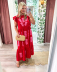 Barely Blossom Midi Dress