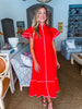 Davie Button Down Midi Dress