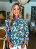 Green Fields Floral Top